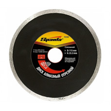 Диск алмазный 180x25.4 Sparta 731495 (сплошной, влажный рез)